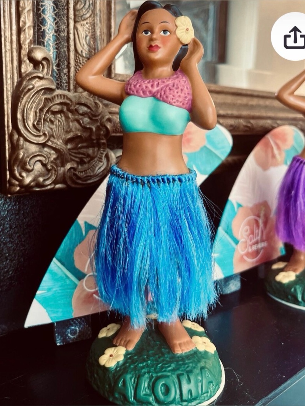 Vintage Hula Girl Goddess